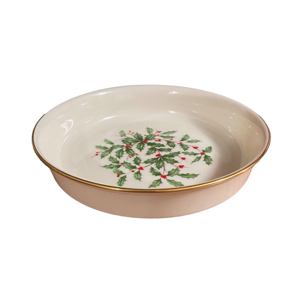 Vintage Lenox Special Holiday Presidential Holly Coupe Soup Bowl 
7.5 “ - Picture 3 of 9